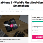 Le YotaPhone 2 se sert d’Indiegogo pour attaquer le marché américain