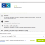 Le CIC abuse des autorisations sur son application et menace ses clients