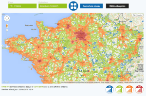 nPerf lance une carte de couverture et débits 4G nPerf lance une carte de couverture et débits 4G