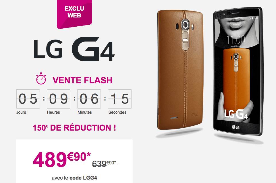 bon plan LG G4