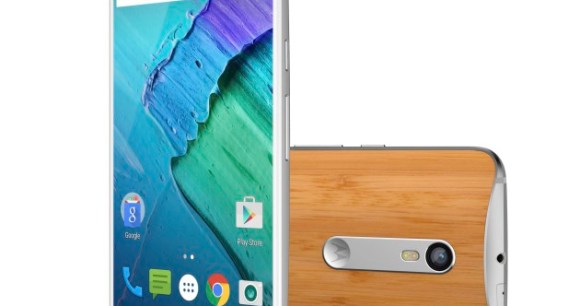 Moto X 3e gen Style- Blanc Bamboo Double