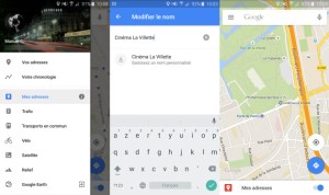 Google Maps 9.12 vous laisse personnaliser le noms des lieux que vous fréquentez