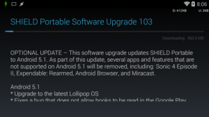 La NVIDIA Shield Portable se met à jour vers Lollipop