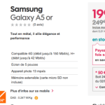 Bon plan : le Samsung Galaxy A5 est à 199 euros