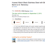 La Huawei Watch est en précommande sur Amazon US