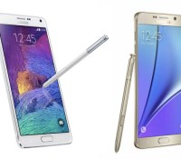 Samsung Galaxy Note 5 et Note 4