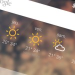 Le vent sur un widget de prévisions météo, c’est possible