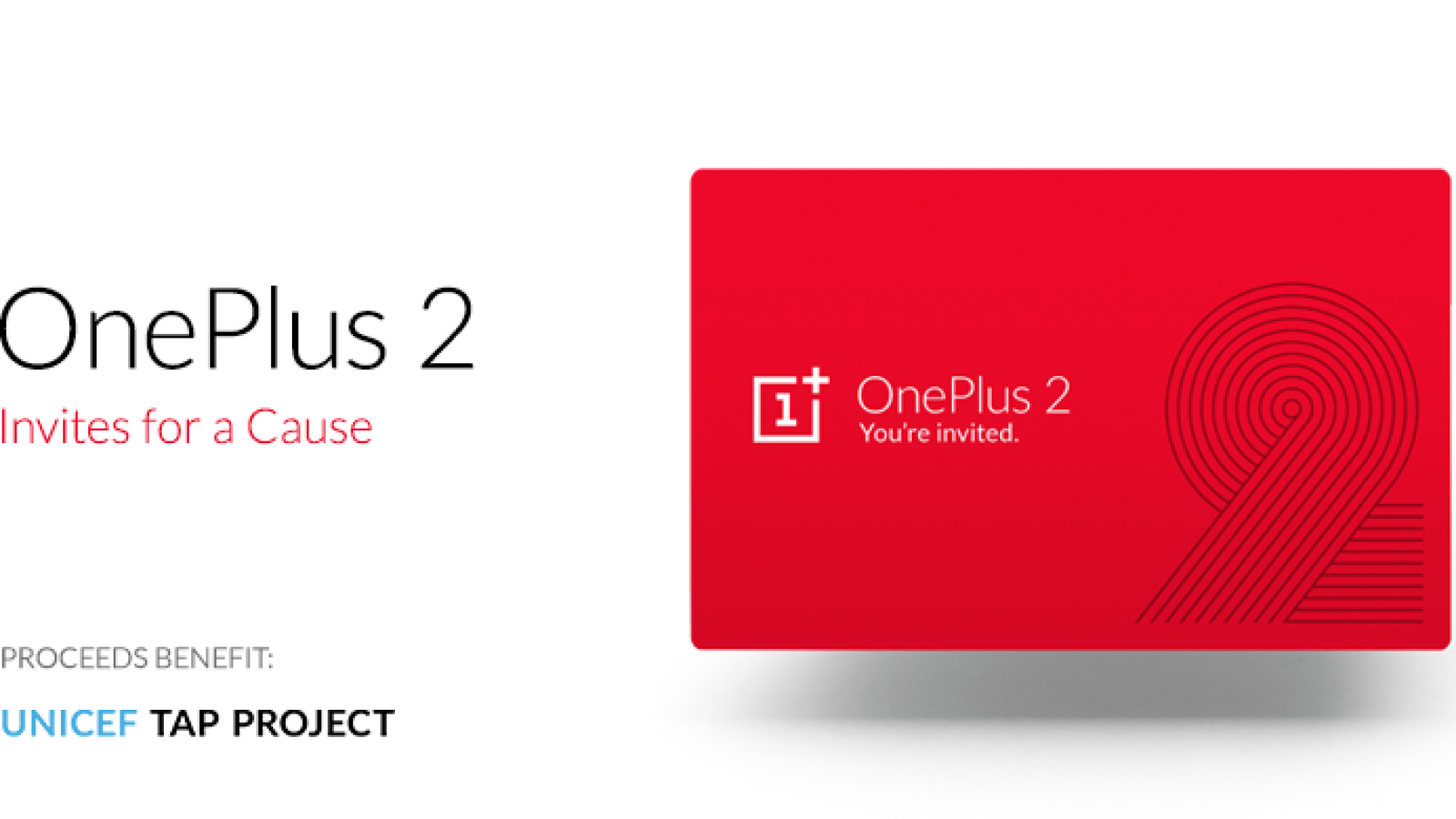 OnePlus met aux enchères des invitations pour le OnePlus 2 au profit de
