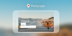 Periscope permet maintenant de filmer en mode paysage