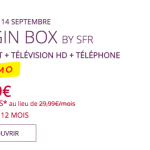 Bon plan : jusqu’à ce soir, la Box ADSL Virgin Mobile est en promo à 1,99 euros par mois pendant 1 an