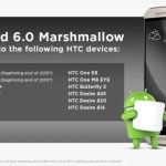 HTC confirme l’arrivée d’Android 6.0 Marshmallow pour 12 modèles