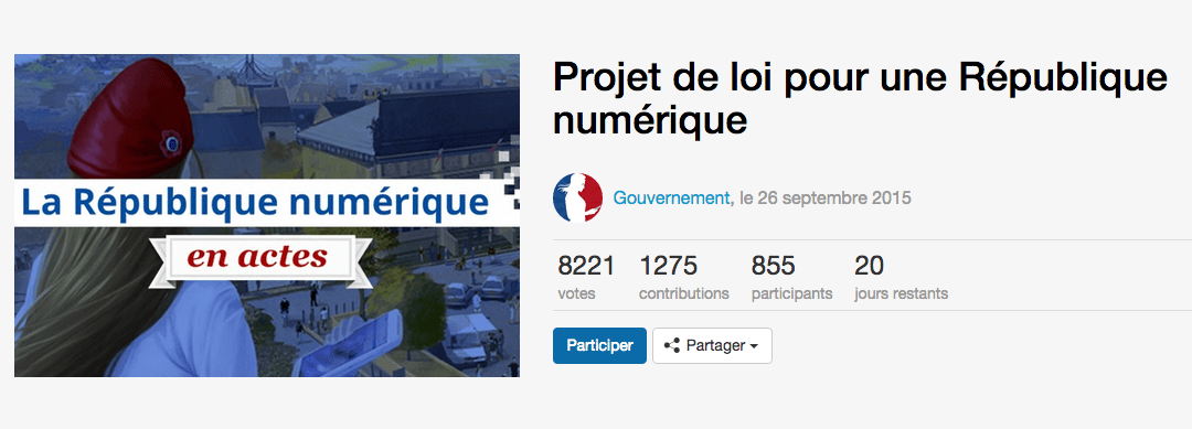 projet loi république numérique