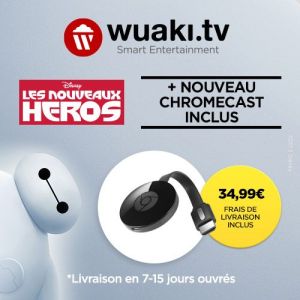Bon plan : le Chromecast 2 + le film Les Nouveaux Héros à 34,99 euros