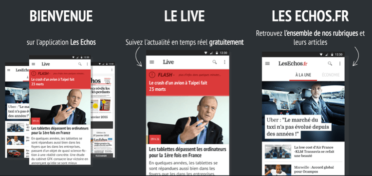 Les Echos play store Android