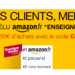 Bon plan : Amazon offre 10 euros de réduction immédiate pour 50 euros d’achat, seulement aujourd’hui Bon plan : Amazon offre 10 euros de réduction immédiate pour 50 euros d’achat, seulement aujourd’hui