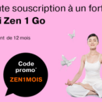 1 mois offert sur le forfait Orange Origami Zen 1Go et 5 euros de réduction sur les autres forfaits