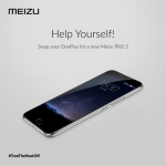 Meizu veut vous faire échanger votre OnePlus 2 contre un Meizu Pro 5