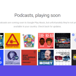 Google Play Musique va (enfin) avoir une section podcasts