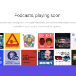Les podcasts devraient arriver sur Google Play Musique dès ce mois-ci Les podcasts devraient arriver sur Google Play Musique dès ce mois-ci