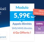 Prixtel lance sa promo de Noël : le forfait Modulo 6 Go à 5,99 euros par mois