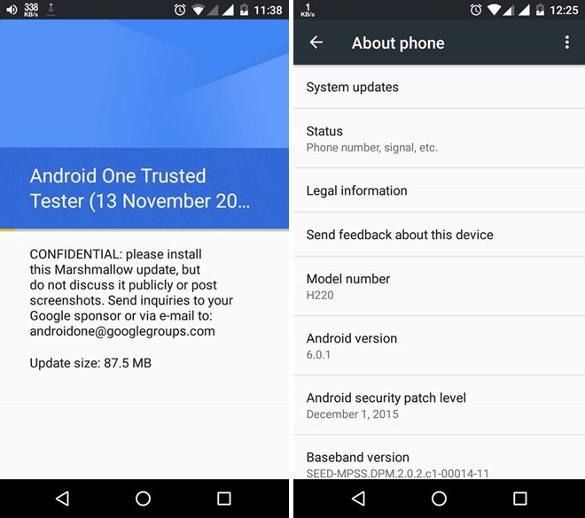 Android 6.0.1 Marshmallow