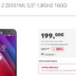 🔥 Bon plan : Asus Zenfone 2 (ZE551ML) à 199 euros