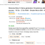 🔥 Bon plan : Le Motorola Moto G 3ème génération à 179 euros sur Amazon