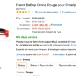 🔥 Bon plan : Parrot BeBop Drone à 350 euros, au lieu de 450 euros 🔥 Bon plan : Parrot BeBop Drone à 350 euros, au lieu de 450 euros