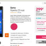 🔥 Bon plan : Le Sony Xperia Z3 à 299 euros chez Sosh