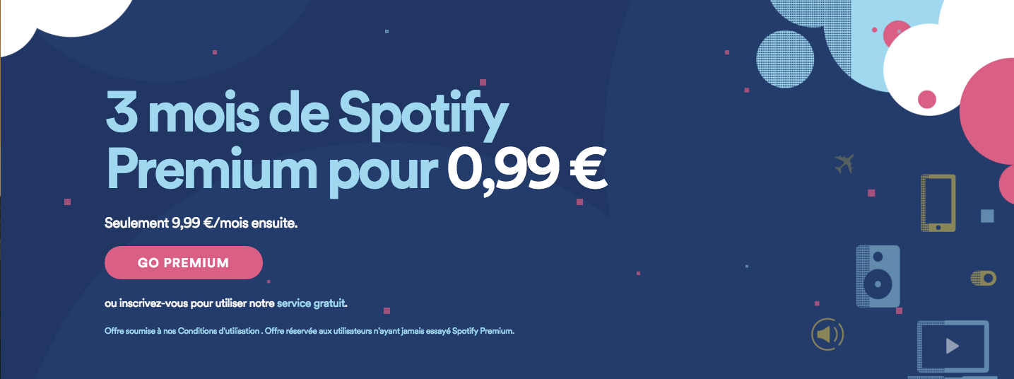 Spotify 3 mois premium