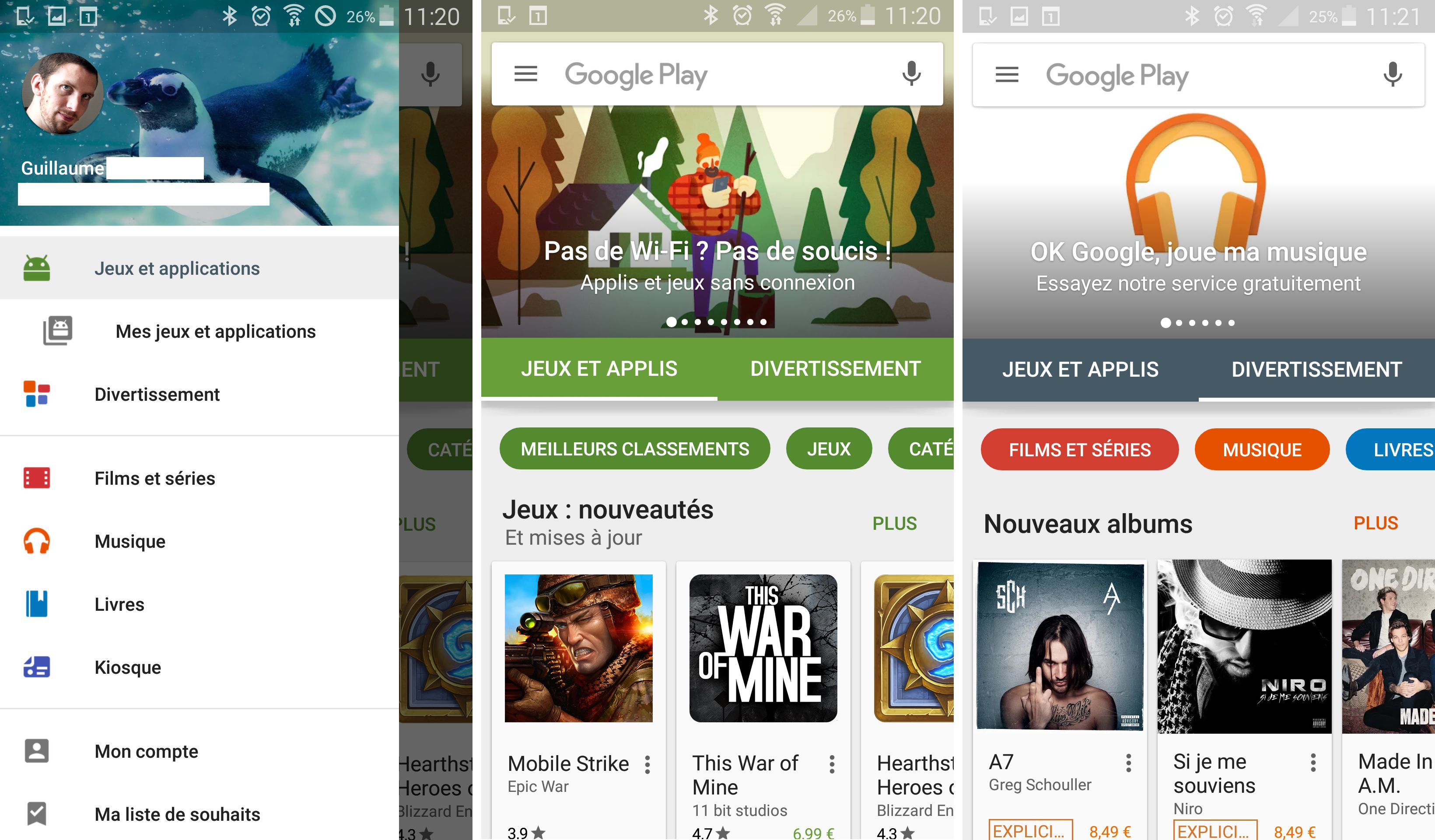 nouveau play store novembre 2015