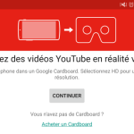 YouTube adapte toutes ses vidéos au Google Cardboard