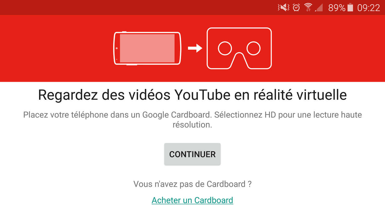 YouTube adapte toutes ses vidéos au Google Cardboard