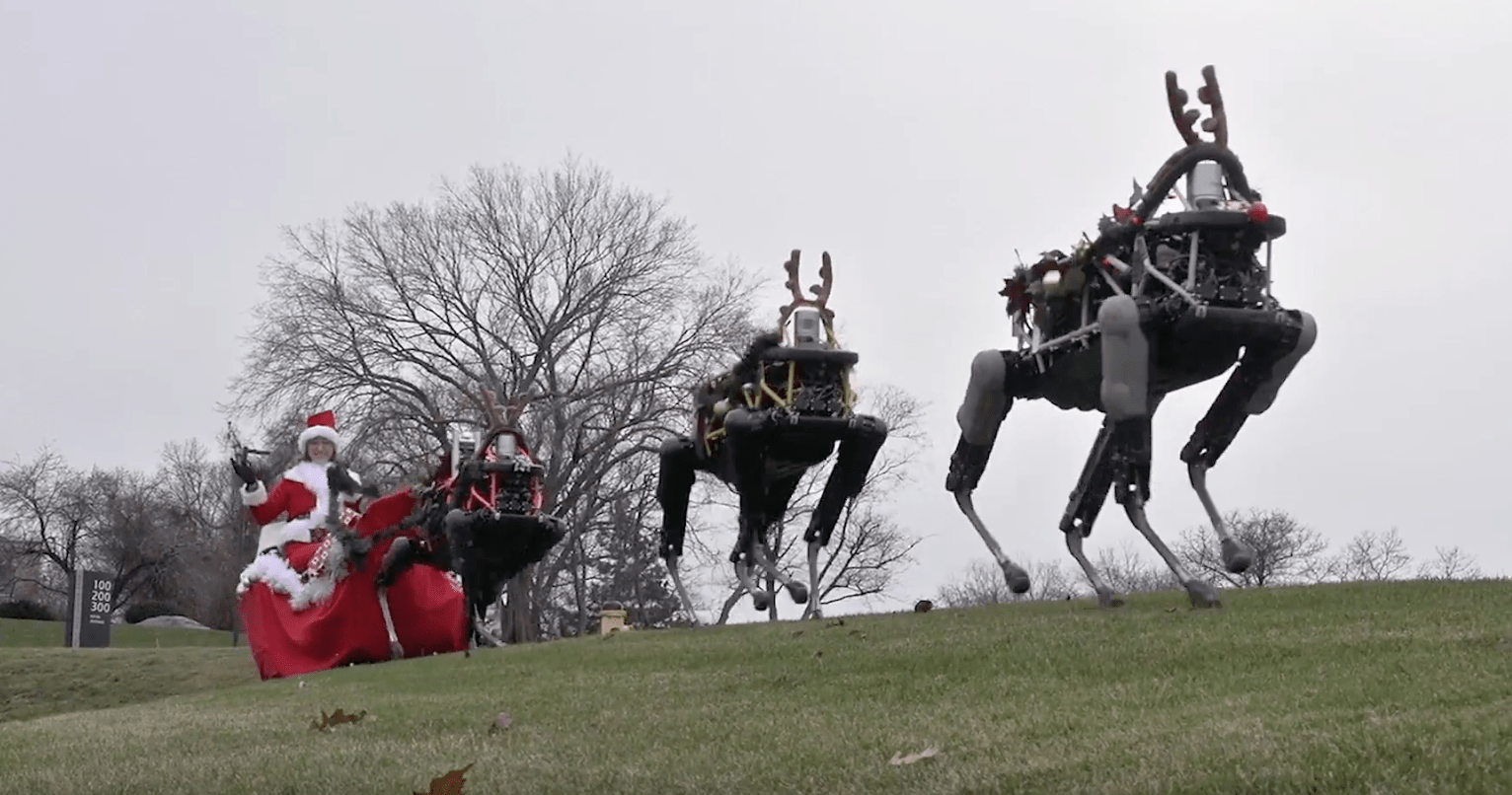 Boston Dynamics crée un traineau robotisé pour Noël, flippant