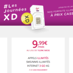 Virgin Mobile : jusqu’au 15 février, le forfait 20 Go est à 15,99 euros par mois à vie Virgin Mobile : jusqu’au 15 février, le forfait 20 Go est à 15,99 euros par mois à vie