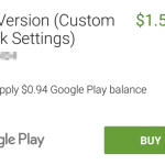 Google accepte désormais le paiement partiel depuis un solde Play Store