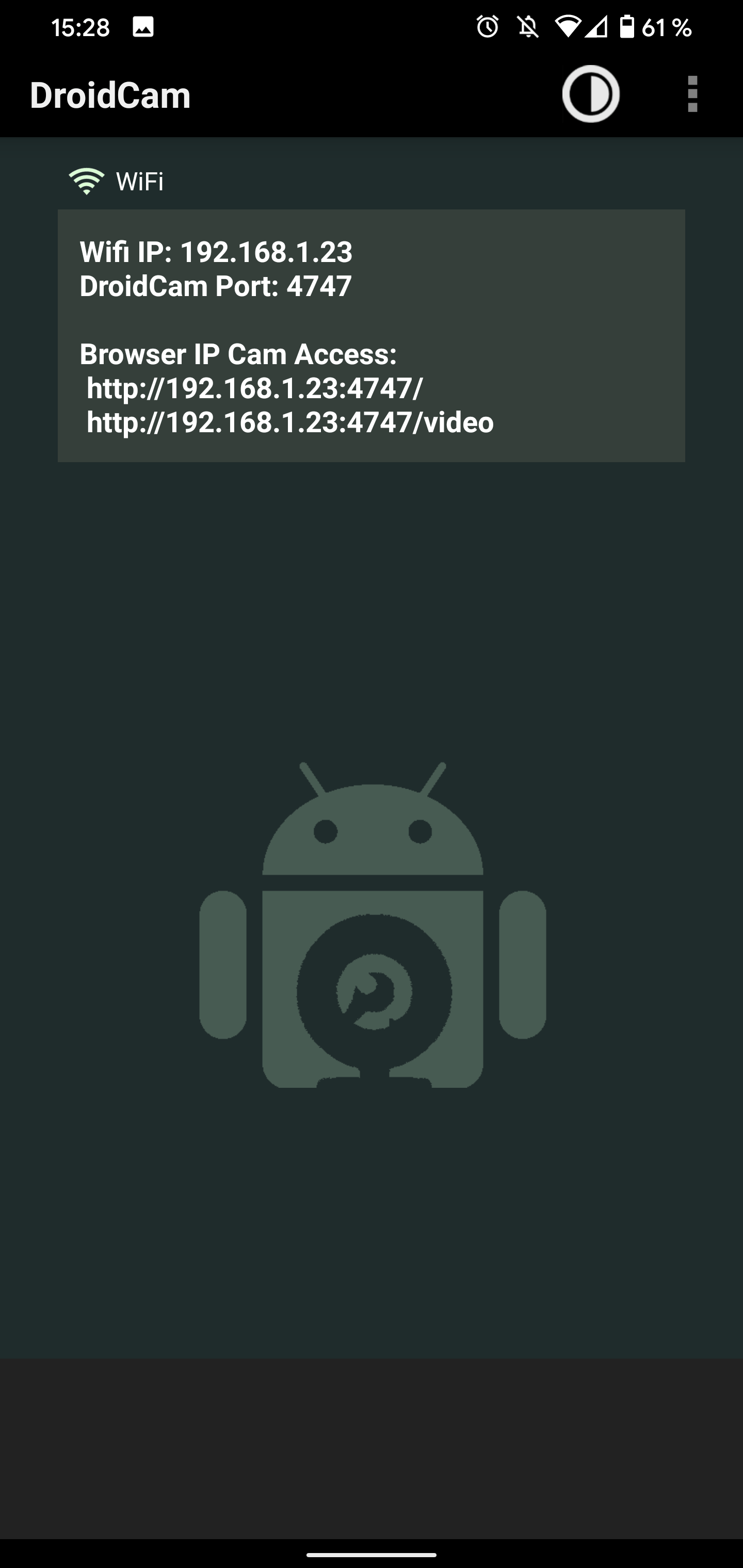 Webcam android 5
