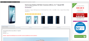 🔥 Super bon plan : Le Samsung Galaxy S6 à partir de 399 euros sur TopAchat