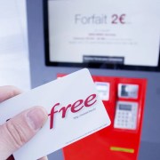 Borne free carte sim