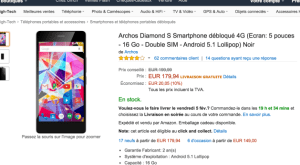 🔥 Bon plan : l’Archos Diamond S à 179 euros sur Amazon