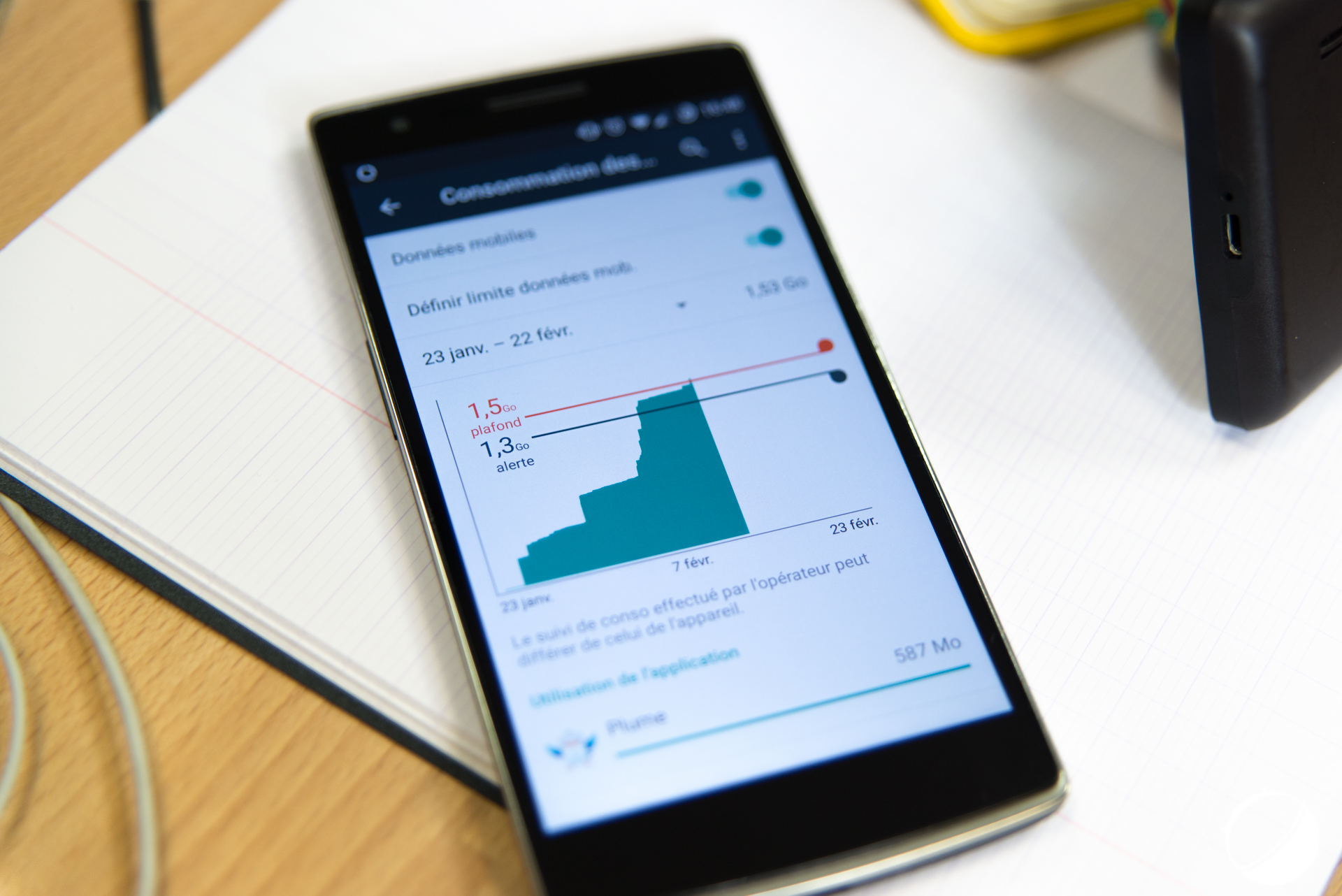 consommation données Android (1 sur 1)