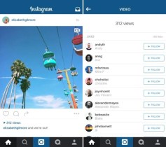 Instagram va bientôt afficher un compteur de vues sur les vidéos