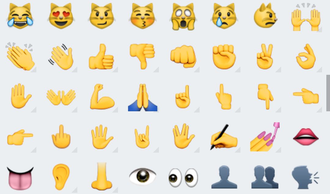 whatsapp emojis