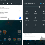 Android N : un premier aperçu de son panneau de notifications