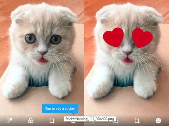 chat stickers twitter