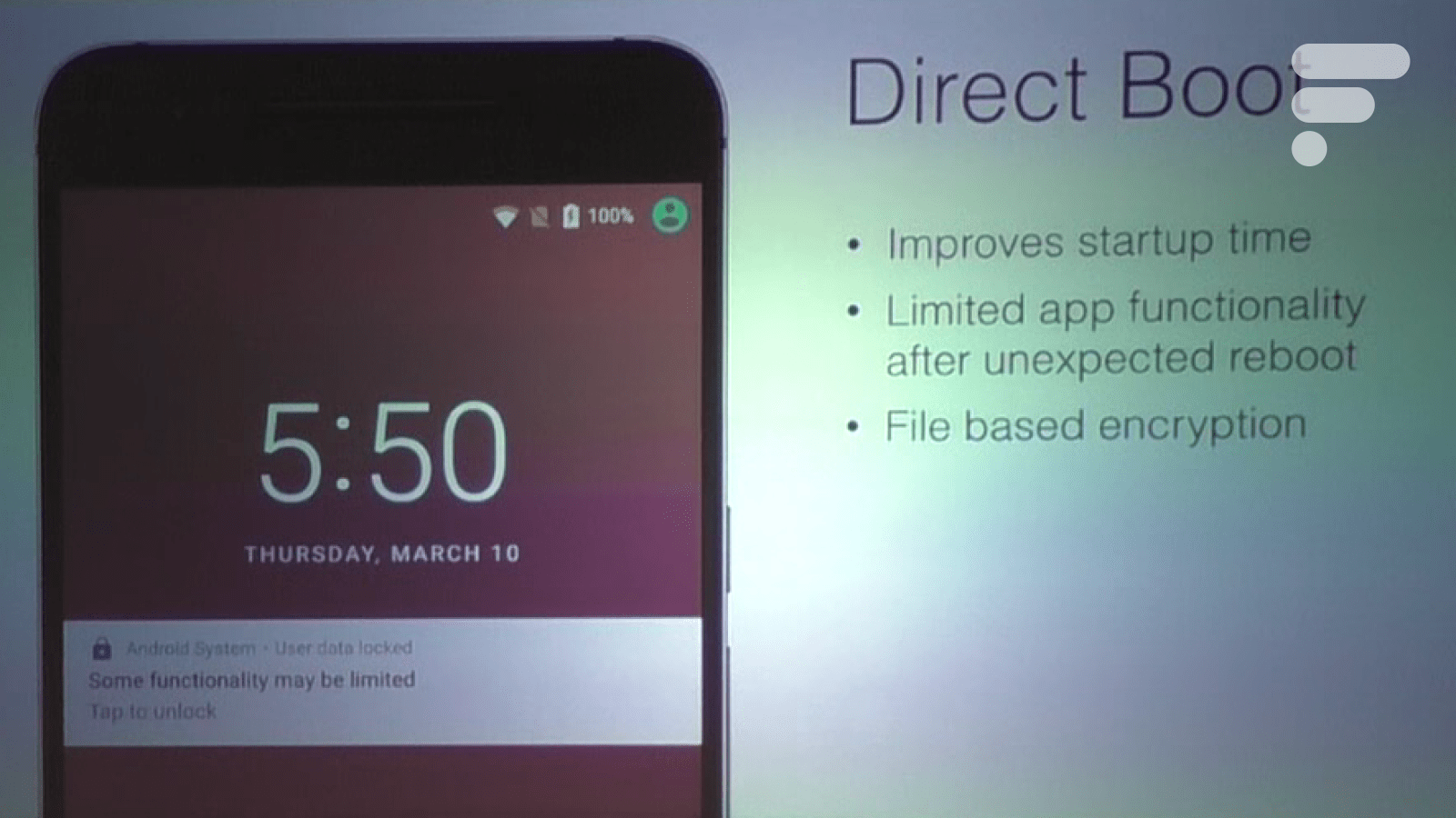 Avec Direct Boot, Android N facilite la vie des smartphones chiffrés ...