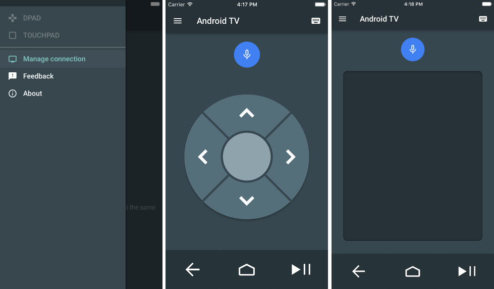 android-tv-remote-controle-ios