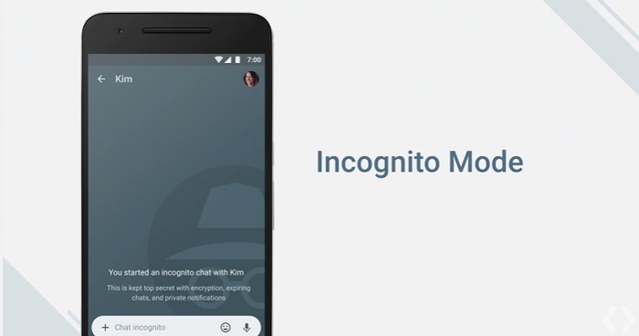 Allo Incognito Google