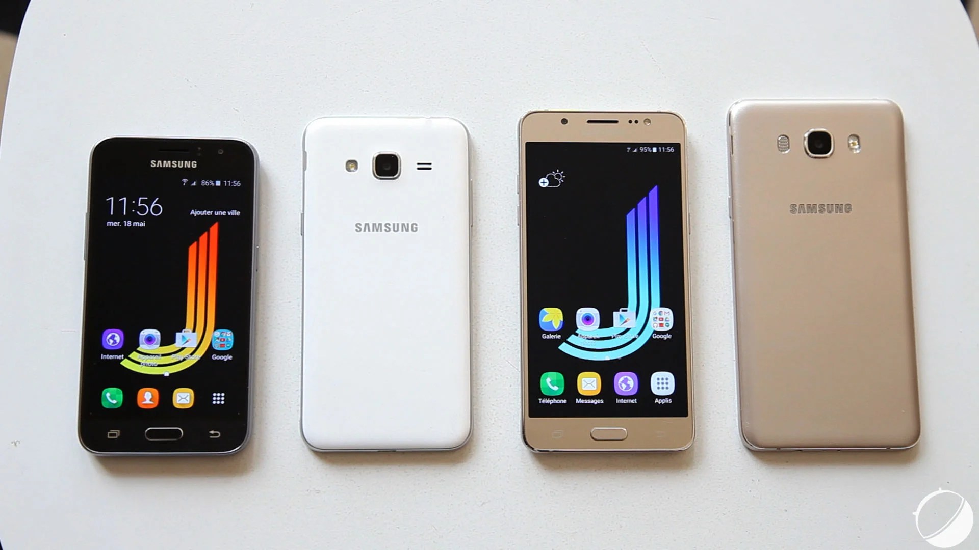 Vidéo : notre prise en main des Samsung Galaxy J1, J3, J5 et J7