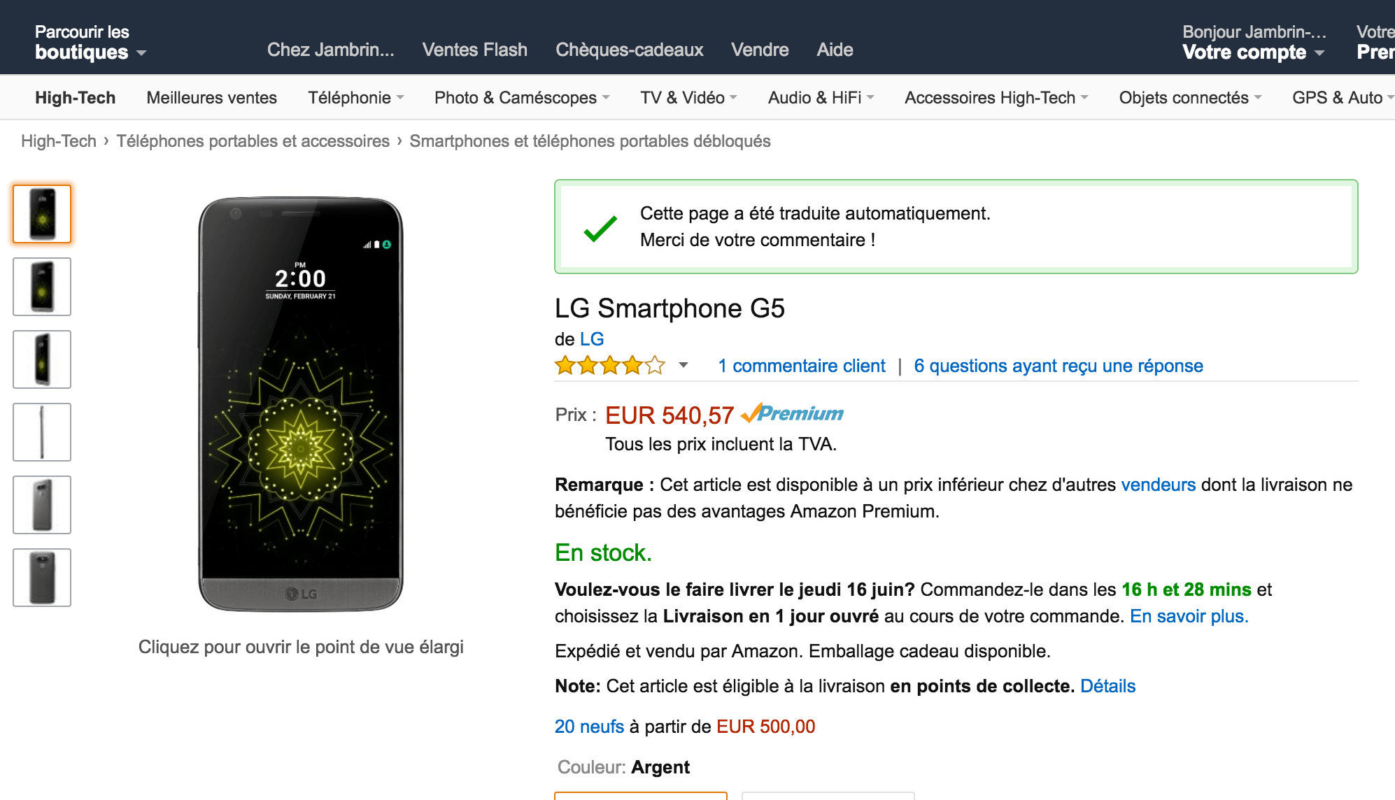 🔥 Baisse de prix : le LG G5 à seulement 540 euros